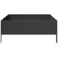 Preview: Hochbeet Schwarz 100x100x25 cm Stahl