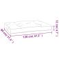 Preview: Palettenkissen Taupe 120x80x12 cm Stoff