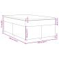 Preview: Boxspringbett mit Matratze Dunkelgrau 140x190 cm Stoff