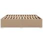 Preview: Bettgestell Cappuccino-Braun 180x200 cm Kunstleder