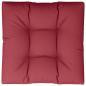 Preview: Palettenkissen Weinrot 80x80x12 cm Stoff