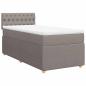 Preview: Boxspringbett mit Matratze Taupe 80x200 cm Stoff
