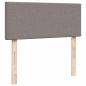 Preview: Boxspringbett mit Matratze Taupe 120x190 cm Stoff