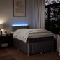 Preview: Boxspringbett mit Matratze Taupe 120x190 cm Stoff