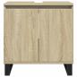 Preview: Badschrank Sonoma-Eiche 58x33x60 cm Holzwerkstoff