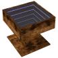 Preview: LED-Couchtisch Räuchereiche 50x50x45 cm Holzwerkstoff