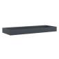 Preview: Waschbecken 120x46x11 cm Mineralguss/Marmorguss Anthrazit