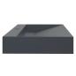 Preview: Waschbecken 120x46x11 cm Mineralguss/Marmorguss Anthrazit