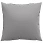Preview: Sofakissen 4 Stk. Grau 40x40 cm Stoff
