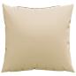 Preview: Sofakissen 4 Stk. Beige 40x40 cm Stoff