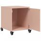 Preview: Nachttische 2 Stk. Rosa 36x39x43,5 cm Stahl