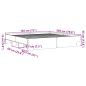 Preview: Bettgestell Braun Eichen-Optik 180x200 cm Holzwerkstoff