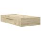 Preview: Bettgestell ohne Matratze Sonoma-Eiche 100x200 cm Holzwerkstoff