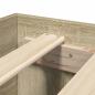 Preview: Bettgestell Sonoma-Eiche 200x200 cm Holzwerkstoff