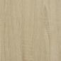 Preview: Bettgestell ohne Matratze Sonoma-Eiche 150x200 cm Holzwerkstoff
