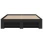 Preview: Bettgestell Schwarz 140x190 cm Holzwerkstoff