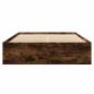 Preview: Bettgestell ohne Matratze R?uchereiche 120x190 cm Holzwerkstoff