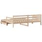 Preview: Tagesbett Ausziehbar mit Schubladen ohne Matratze 80x200 cm