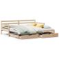 Preview: Tagesbett Ausziehbar mit Schubladen ohne Matratze 90x200 cm