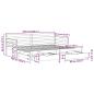 Preview: Tagesbett Ausziehbar mit Schubladen ohne Matratze 90x200 cm