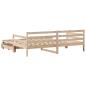 Preview: Tagesbett Ausziehbar mit Schubladen ohne Matratze 90x200 cm
