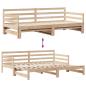 Preview: Tagesbett Ausziehbar mit Schubladen ohne Matratze 90x200 cm