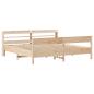 Preview: Massivholzbett ohne Matratze 200x200 cm Kiefer
