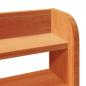 Preview: Massivholzbett ohne Matratze Wachsbraun 200x200 Kiefernholz