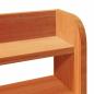 Preview: Massivholzbett ohne Matratze Wachsbraun 140x190 cm Kiefernholz