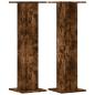 Preview: Pflanzenständer 2 Stk. Räuchereiche 30x30x95 cm Holzwerkstoff