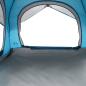 Preview: Campingzelt 4 Personen Blau Wasserdicht