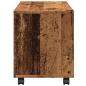 Preview: Rollschrank Altholz-Optik 72x33x42,5 cm Holzwerkstoff