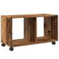 Preview: Rollschrank Altholz-Optik 72x33x42,5 cm Holzwerkstoff