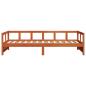 Preview: Tagesbett ohne Matratze Wachsbraun 90x200 cm Massivholz Kiefer
