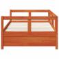Preview: Tagesbett ohne Matratze Wachsbraun 90x200 cm Massivholz Kiefer