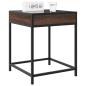 Preview: Nachttisch mit Infinity-LED Braun Eichen-Optik 40x40x51 cm
