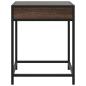 Preview: Nachttisch mit Infinity-LED Braun Eichen-Optik 40x40x51 cm