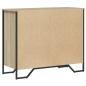 Preview: Kommode Sonoma-Eiche 91x35,5x74,5 cm Holzwerkstoff
