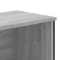 Preview: Bücherregal Grau Sonoma 80x31x169 cm Holzwerkstoff