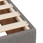 Preview: Boxspringbett mit Matratze Taupe 100x200 cm Stoff
