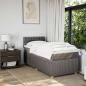 Preview: Boxspringbett mit Matratze Taupe 100x200 cm Stoff