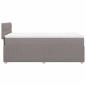 Preview: Boxspringbett mit Matratze Taupe 100x200 cm Stoff