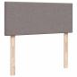 Preview: Boxspringbett mit Matratze Taupe 120x190 cm Stoff