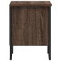 Preview: Nachttisch Braun Eichen-Optik 40x30x40 cm Holzwerkstoff