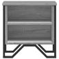 Preview: Nachttisch Grau Sonoma 40x30x40 cm Holzwerkstoff