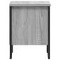 Preview: Nachttisch Grau Sonoma 40x30x40 cm Holzwerkstoff
