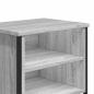 Preview: Nachttisch Grau Sonoma 40x30x40 cm Holzwerkstoff