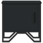 Preview: Nachttisch Schwarz 40x30x40 cm Holzwerkstoff