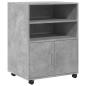 Preview: Rollschrank Betongrau 60x48x81 cm Holzwerkstoff