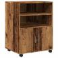 Preview: Rollschrank Altholz-Optik 60x48x81 cm Holzwerkstoff
